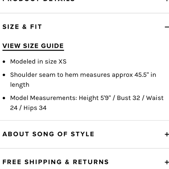 NWT song of style zuri dress size small - Picture 10 of 10